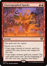 Choreographed Sparks - Promo Pack: Secrets of Strixhaven - Magic: The Gathering card