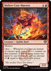 Molten-Core Maestro - Promo Pack: Secrets of Strixhaven - Magic: The Gathering card