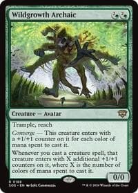 Wildgrowth Archaic - Promo Pack: Secrets of Strixhaven - Magic: The Gathering card