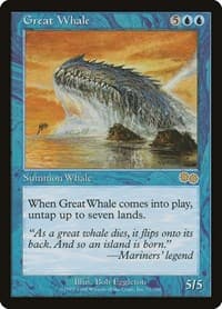 Great Whale - Urza's Saga - Magic: The Gathering card