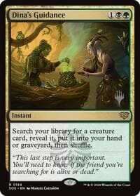 Dina's Guidance - Promo Pack: Secrets of Strixhaven - Magic: The Gathering card