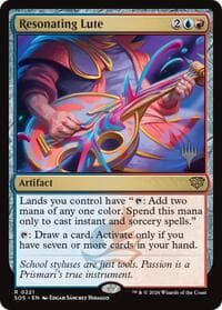 Resonating Lute - Promo Pack: Secrets of Strixhaven - Magic: The Gathering card