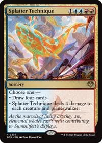 Splatter Technique - Promo Pack: Secrets of Strixhaven - Magic: The Gathering card