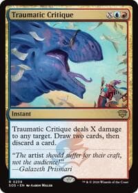 Traumatic Critique - Promo Pack: Secrets of Strixhaven - Magic: The Gathering card