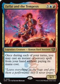 Zaffai and the Tempests - Promo Pack: Secrets of Strixhaven - Magic: The Gathering card