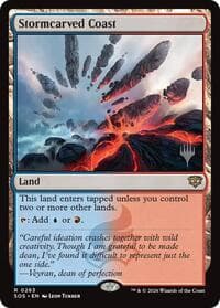 Stormcarved Coast - Promo Pack: Secrets of Strixhaven - Magic: The Gathering card
