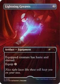 Lightning Greaves (2526) - Secret Lair Drop Series - Magic: The Gathering card