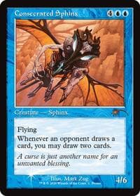Consecrated Sphinx (Retro Frame) - MagicFest Cards - Magic: The Gathering card