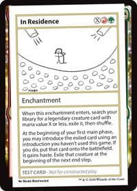 In Residence - Mystery Booster: Convention Edition Exclusives - Magic: The Gathering card