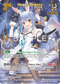 Usada Pekora (SEC) - Enchant Regalia - Hololive card
