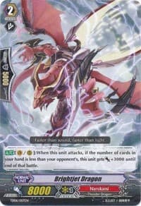 Brightjet Dragon - Trial Deck 6: Resonance of Thunder Dragon - Cardfight Vanguard card