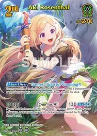 Aki Rosenthal (UR) - Enchant Regalia - Hololive card