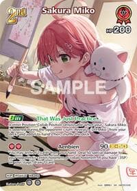 Sakura Miko (SR) - Enchant Regalia - Hololive card