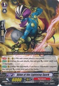 Djinn of the Lightning Spark - Trial Deck 6: Resonance of Thunder Dragon - Cardfight Vanguard card