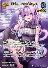 Nekomata Okayu (UR) - Enchant Regalia - Hololive card