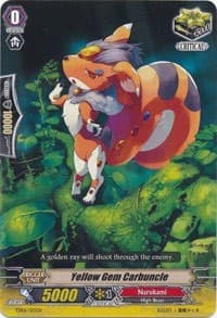 Yellow Gem Carbuncle - Trial Deck 6: Resonance of Thunder Dragon - Cardfight Vanguard card