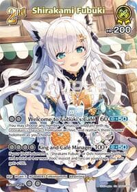 Shirakami Fubuki (SR) - Enchant Regalia - Hololive card