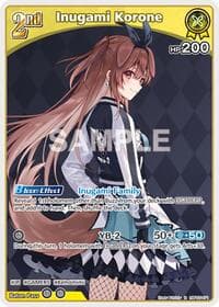 Inugami Korone (R) - Enchant Regalia - Hololive card