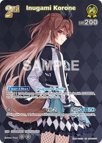 Inugami Korone (SR) - Enchant Regalia - Hololive card