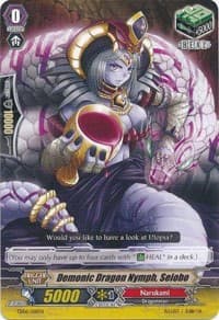 Demonic Dragon Nymph, Seiobo - Trial Deck 6: Resonance of Thunder Dragon - Cardfight Vanguard card