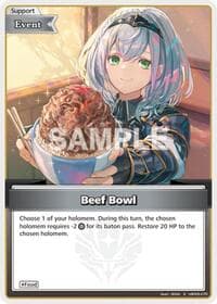 Beef Bowl (S) - Enchant Regalia - Hololive card