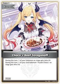 Choco's Beef Stroganoff (U) - Enchant Regalia - Hololive card