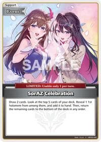 SorAZ Celebration (U) - Enchant Regalia - Hololive card