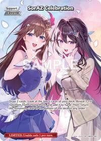 SorAZ Celebration (SR) - Enchant Regalia - Hololive card