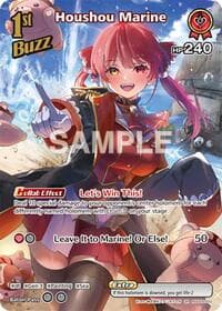 Houshou Marine (SR) (hSD09-003) - Enchant Regalia - Hololive card