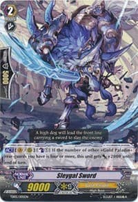 Sleygal Sword - Trial Deck 5: Slash of Silver Wolf - Cardfight Vanguard card