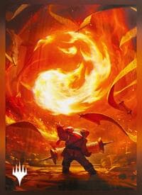 Magic: The Gathering Secrets of Strixhaven Premium Art Sleeves - Mountain - GameGenic Card Sleeves - Card Sleeves card