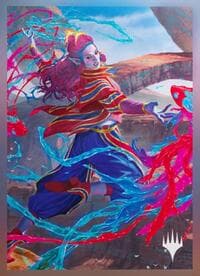 Magic: The Gathering Secrets of Strixhaven Premium Art Sleeves - Rootha, Mastering The Moment - GameGenic Card Sleeves - Card Sleeves card