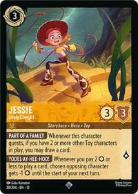 Jessie - Lively Cowgirl - Wilds Unknown - Disney Lorcana card