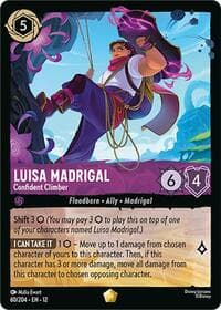 Luisa Madrigal - Confident Climber - Wilds Unknown - Disney Lorcana card