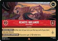 Remote Inklands - Desert Ruins - Wilds Unknown - Disney Lorcana card