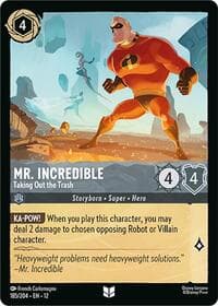 Mr. Incredible - Taking Out the Trash - Wilds Unknown - Disney Lorcana card