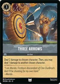 Three Arrows - Wilds Unknown - Disney Lorcana card