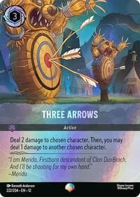 Three Arrows (Epic) - Wilds Unknown - Disney Lorcana card