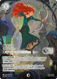 Merida - Formidable Archer (Iconic) - Wilds Unknown - Disney Lorcana card