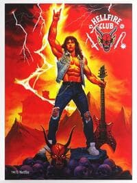 Hellfire Club Premium Art Sleeves - Eddie Munson - GameGenic Card Sleeves - Card Sleeves card