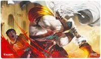 Magic: The Gathering Secrets of Strixhaven Playmat - Ajani's Response - GameGenic Playmats - Playmats card