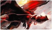 Magic: The Gathering Secrets of Strixhaven Shiny Playmat - Lorehold, The Historian - GameGenic Playmats - Playmats card