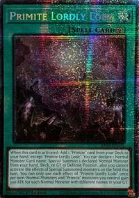 Primite Lordly Lode (Starlight Rare) - Rarity Collection 5 - YuGiOh card
