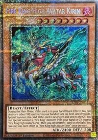 Fire King High Avatar Kirin (Starlight Rare) - Rarity Collection 5 - YuGiOh card