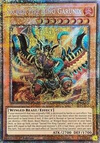 Sacred Fire King Garunix (Starlight Rare) - Rarity Collection 5 - YuGiOh card