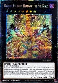Garunix Eternity, Hyang of the Fire Kings (Starlight Rare) - Rarity Collection 5 - YuGiOh card