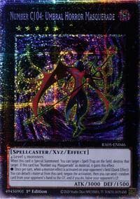 Number C104: Umbral Horror Masquerade (Starlight Rare) - Rarity Collection 5 - YuGiOh card