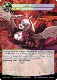 Carlina's Hunting - Masterpiece Collection 03 "Dimensional Hope" - Force of Will card