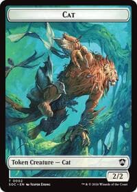 Cat // Inkling (0022) Double-Sided Token - Commander: Secrets of Strixhaven - Magic: The Gathering card