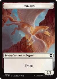 Pegasus // Inkling (0022) Double-Sided Token - Commander: Secrets of Strixhaven - Magic: The Gathering card